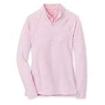 Peter Millar Women Sugar Stripe Perth 1/4 Midlayer - Palmer Pink