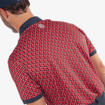 Galvin Green Maxwell Golf Shirt - Merah/Tentera Laut