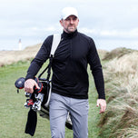 Galvin Green Drake Insulating 1/4 Zip Mid -Layer - Hitam