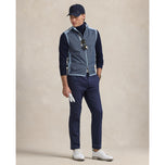 RLX Ralph Lauren Hybrid Full -Zip Golf Vest - Estate Blue Print