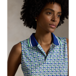 RLX RALPH LAUREN女子拉伸球衣裁剪高尔夫衬衫 - 春柳条