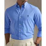 Polo Performance Ralph Lauren Classic Fit Performance Twill Shirt - Harbour Island Blue