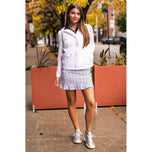 Golftini Perayaan Wanita Skort 17.5 "Golf Skort - Cetakan Putih