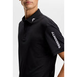 Baju Polo Golf Regular Fit J.Lindeberg Tour Tech - Hitam