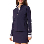 Ang Golftini Women ay maging isang atleta ng golf jacket - Navy