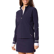 Ang Golftini Women ay maging isang atleta ng golf jacket - Navy