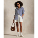 RLX拉尔夫·劳伦（Ralph Lauren）妇女表演百褶高尔夫短裤 - 陶瓷白色