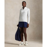 RLX Ralph Lauren Women's Stretch Jersey Quarter-Zip Pullover - Ceramic White
