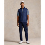 Rlx ralph lauren hybrid cool na lana buong zip golf vest - pino navy