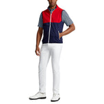 RLX Ralph Lauren Packable Water-Repellent Vest- French Navy/Pula