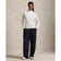 Jersi Regangan UV RLX Ralph Lauren Wanita 1/4 Zip Pullover Golf - Putih Seramik