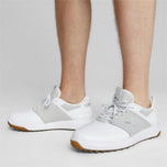 Puma Ignite Meninggikan Kasut Golf yang Dibuat - Puma Putih/ Ash Grey