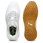 Puma Ignite Meninggikan Kasut Golf yang Dibuat - Puma Putih/ Ash Grey