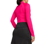 Puma Wanita Youav Golf 1/4 Zip Mid -Layer - Orchid Shadow Heather