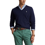 Prestasi polo Ralph Lauren v Neck Knit - Tentera Laut Perancis