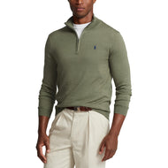 Prestasi Polo Ralph Lauren 1/4 Zip Coolmax Knit - Shamrock Heather