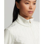 RLX Ralph Lauren Wanita Hibrid Penuh Zip - Krim Chic