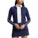 RLX Ralph Lauren Wanita Peached Zip Jaket - Tentera Laut Perancis/Krim Chic