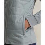 Rlx ralph lauren full zip fine gauge terry golf jacket - peak grey