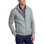 Rlx ralph lauren full zip fine gauge terry golf jacket - peak grey