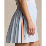 RLX Ralph Lauren Wanita 17 "prestasi skort golf yang dilancarkan semula - Oxford Blue Multi