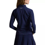 Jaket Golf Berzip Penuh Kabel Aktif Wanita RLX Ralph Lauren - Tentera Laut Berhaluan