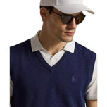 Vest Golf V-Neck Knitted RLX Ralph Lauren - Twilight Navy Heahter