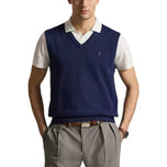Vest Golf V-Neck Knitted RLX Ralph Lauren - Twilight Navy Heahter