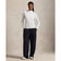 Jersi Regangan UV RLX Ralph Lauren Wanita 1/4 Zip Pullover Golf - Putih Seramik
