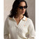 Pullover Golf Campuran Kapas 2/48 RLX Ralph Lauren Wanita - Berbilang Percikan Putih