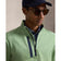 Pemandu RLX Ralph Lauren Luz Perf Jersey 1/4 Zip Golf Midlayer - Pedalaman Green Heather