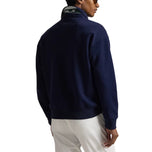 RLX Ralph Lauren New York CG Heavy Terry Golf Pullover - Tentera Laut Ditapis