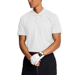 Lyle & Scott Tonal Tech Golf Polo Shirt - Puti