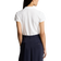 马球表演拉尔夫·劳伦（Ralph Lauren）女子棉花量身定制的polo衬衫 - 纯白色