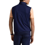 RLX Ralph Lauren Stretch Jersey Quarter Zip Golf Vest - Tentera Laut halus
