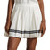 RLX Ralph Lauren Women's 4 -Way Stretch Pleated Golf Skort - Ceramic White/Navy