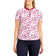 Nivo Women's Lynda Mock Neck Golf Shirt - White / Pink