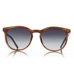Hs eyewear frankie - makintab na milky / milky light brown demi