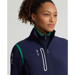 RLX Ralph Lauren Wanita Tech Terry Full Zip Golf Vest - Tentera Laut Perancis/Cruise Green