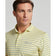 Rlx ralph lauren yd stripe lightweight airflow polo - bristol dilaw na multi