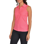 Glenmuir Women Jenna Sleeveless Golf Shirt - Sorbet