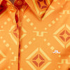 J.Lindeberg Women's Dena Print Sleeveless Top - Orange Diamond Logo