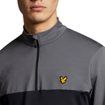 Lyle & Scott Kulay Block Midlayer - Tunay na Itim