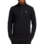 Lyle＆Scott高尔夫挡风玻璃1/2 ZIP MIDLAYER-喷气黑色