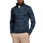 Lyle & Scott Tonal Eagle Seafoam 1/4 Zip Midlayer - Tentera Laut Gelap/ Tentera Laut Cahaya