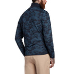 Lyle & Scott Tonal Eagle Seafoam 1/4 Zip Midlayer - Tentera Laut Gelap/ Tentera Laut Cahaya