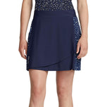 Rlx ralph lauren women's side pleated target skort 17 " - French Navy Summer Night Stars