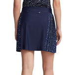 Rlx ralph lauren women's side pleated target skort 17 " - French Navy Summer Night Stars