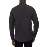 Travis Mathew Ranchero Buong Zip Golf Jacket - Heather Grey Pinstripe