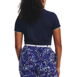 Shirt Polo Golf Iso -Chill Under Armor - Tentera Laut Midnight/Metallic Silver